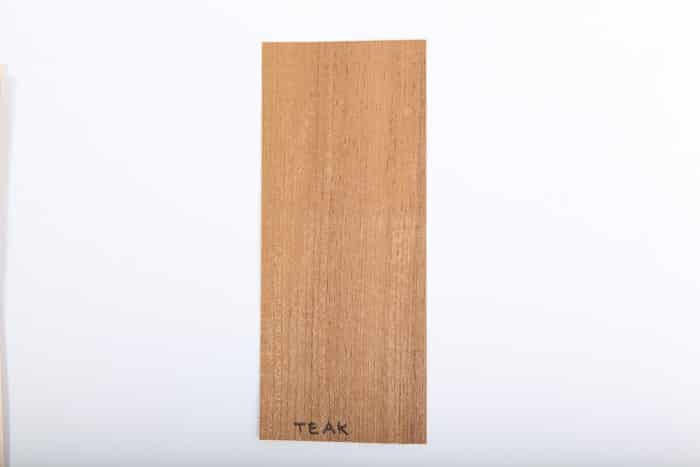 Bordo in legno teak essenza